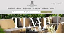 Tablet Screenshot of hotelschlossgarten.com
